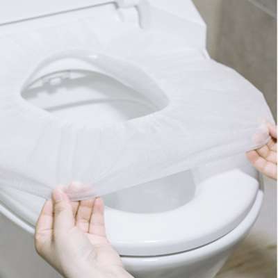 Disposable Toilet Seat Cover  Nonwoven Sanitary Toilet Seat Pad Fabric